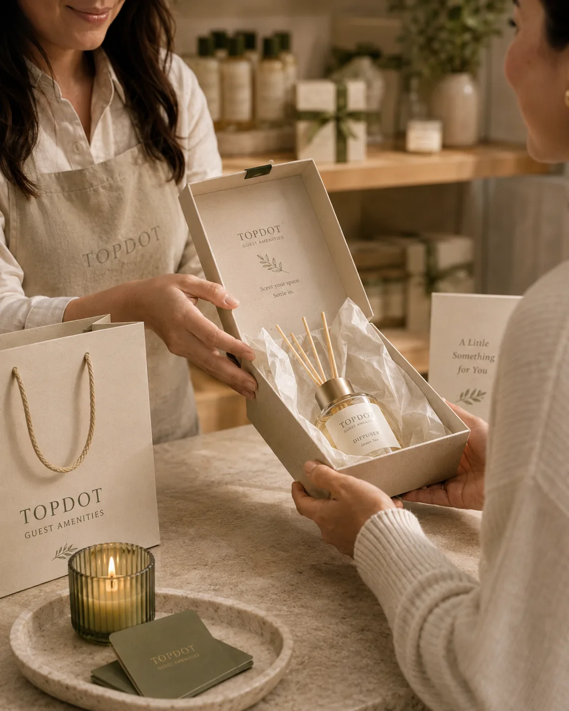 Hospitality gifting and travel retail